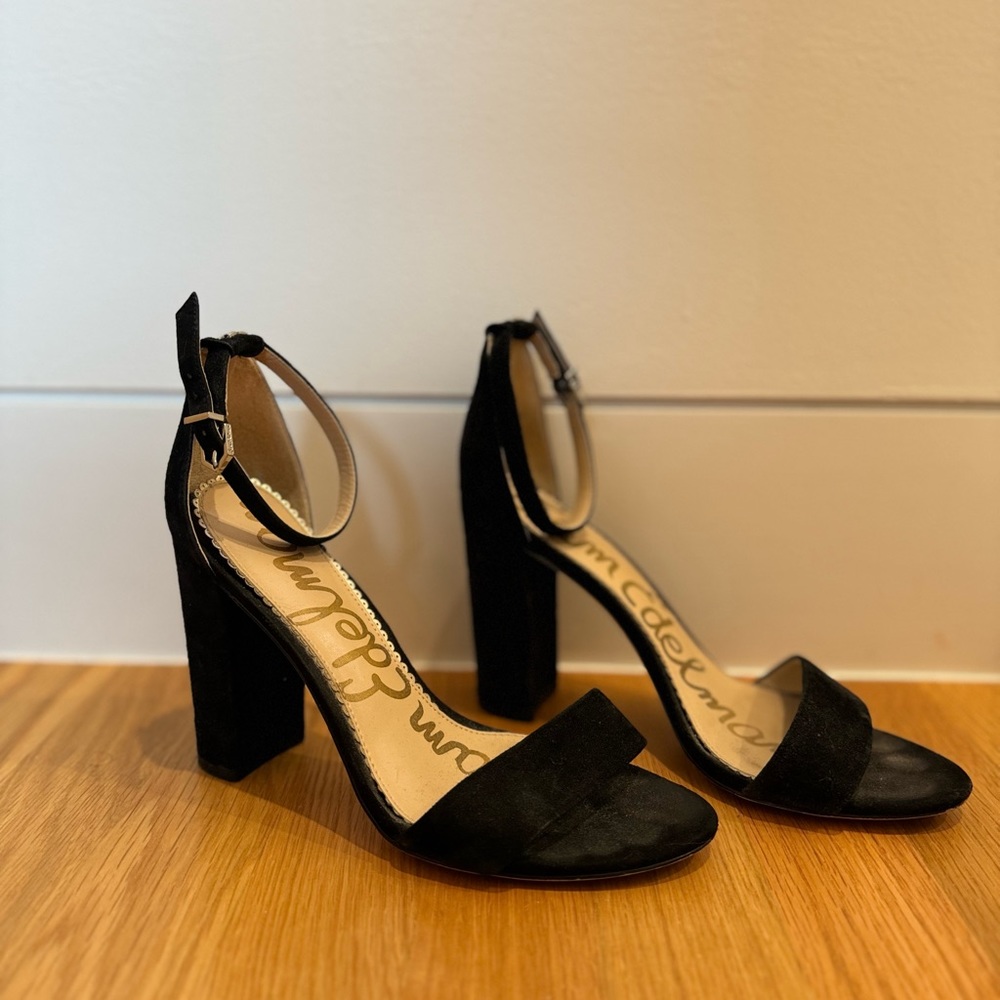 Sam Edelman Yaro black suede sandal